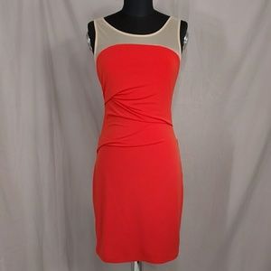 Graham Spencer Athletic Bodycon Midi Dress Bright